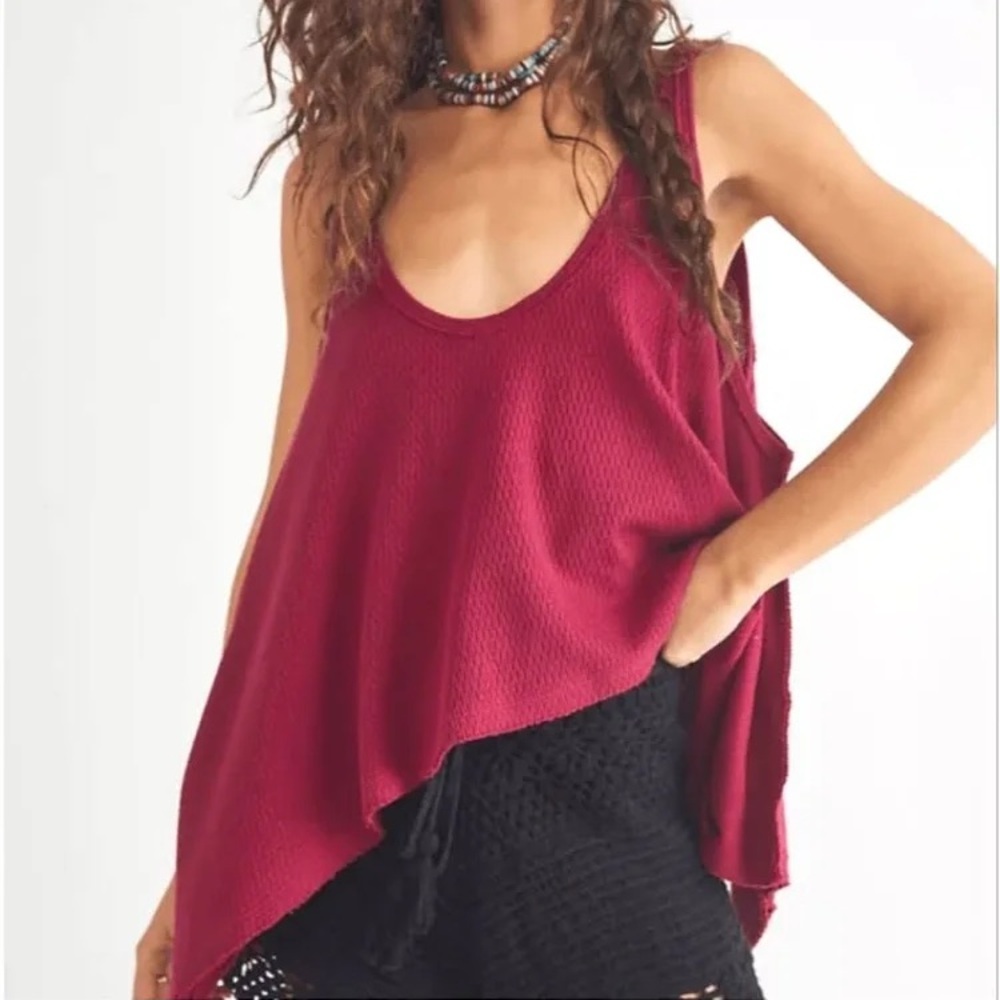 NWT Free People We The Free Sing La La Tank XS Gone Gogi Oversized Boho